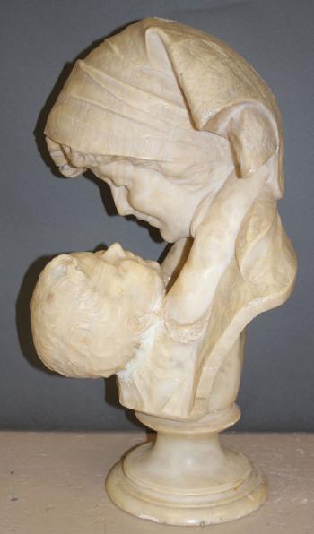 Mother and child by 
																			Angiolo Malavolti