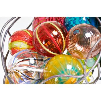 Glass Balls In Frame by 
																			Ginny Ruffner