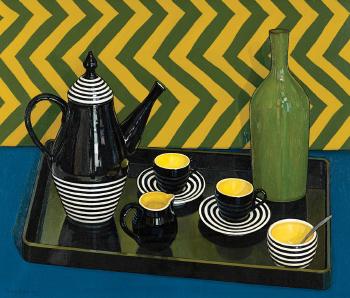 The Arthur Merric Boyd Coffee Set by 
																	Criss Canning