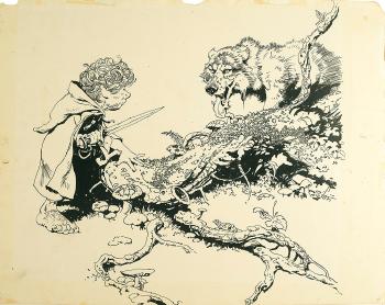 Lord of the Rings by 
																	Frank Frazetta