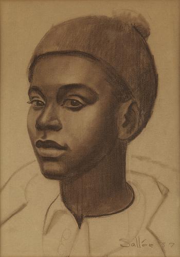 Untitled (Portrait of a young boy) by 
																	Charles Sallee