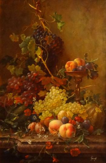 Still Life with Fruits by 
																			Sergei Orechov