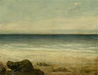 The beach at Saintonge by 
																	Louis Auguste Auguin