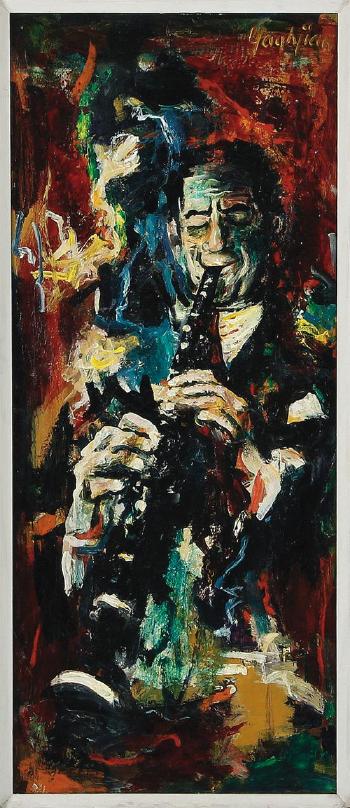 Clarinet Player by 
																			Edmund Yaghjian