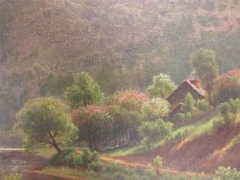 Farm in Pennsylvania Mountains by 
																			Martin B Leisser