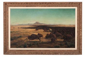 Buffalo trail by 
																			Henry Howard Bagg