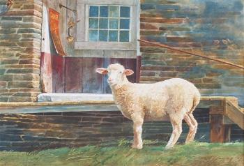 White lamb by 
																	Richard Yaco