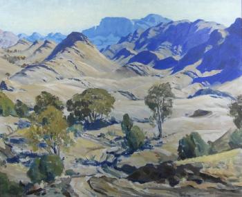 Untitled - Landscape in the South Australian ranges by 
																	Maxwell Richard Ragless