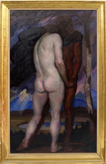 Adam and Eve by 
																	Gustavo de Maeztu