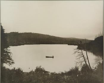 A Canoeist on a Lake by 
																			Chansonetta Stanley Emmons