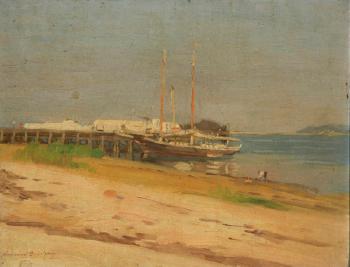 Boats by the Shore by 
																	Norwood Hodge Macgilvary