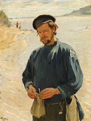 On the bank of the Oka river by 
																	Ivan Kulikoff