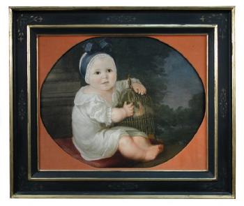 Potrait of a child by 
																			Roger Palmer of Lackin