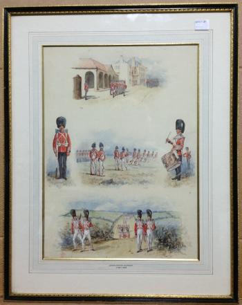 The Grenadier Guards (1793-1883) by 
																			Reginald Augustus Wymer