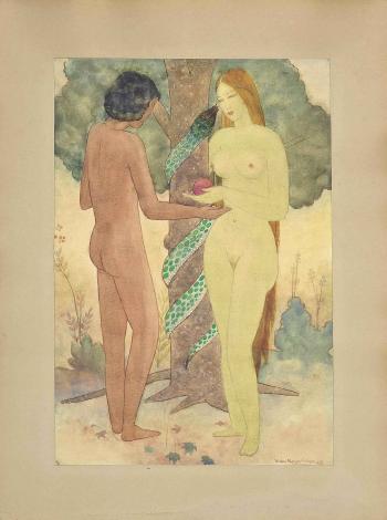 Adam and Eve by 
																	Viswanath Nageshkar
