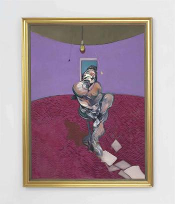 Portrait of George Dyer Talking by 
																	Francis Bacon