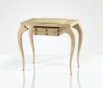 A Wood And Shagreen Dressing Table by 
																	Ria & Yiouri Augousti
