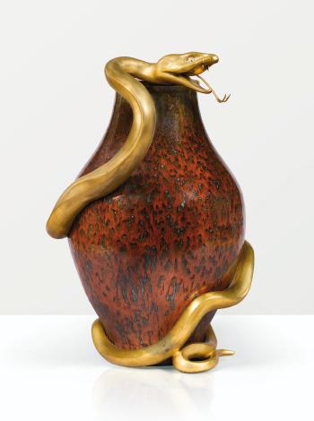 Vase Serpent by 
																	Pierre Adrien Dalpayrat
