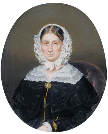 Portrait de Zénaïde, Princesse de Neuchâtel et de Wagram, Née Clary (1812-1884) by 
																	Giorgio Banchi