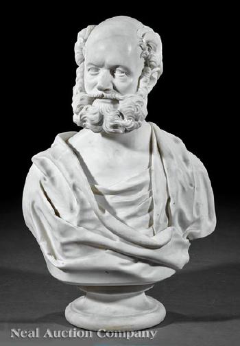 Bust of Levi Parsons Morton (1825-1920) by 
																			Marcello Andrea Baccetti