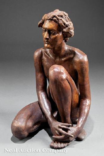 Seated Male by 
																	Charles Fritchie