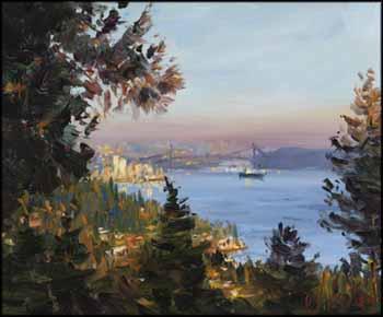 Evening Glow, West Vancouver by 
																	Daniel J Izzard
