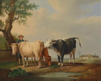 Rural idyll by 
																	Alexander Johann Dallinger von Dalling