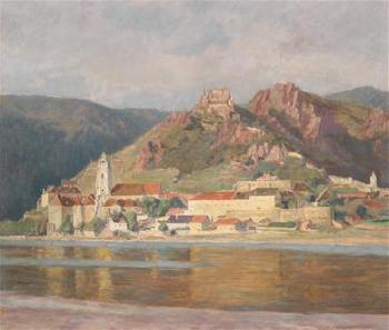 View of Durnstein by 
																	Anton Hans Karlinsky