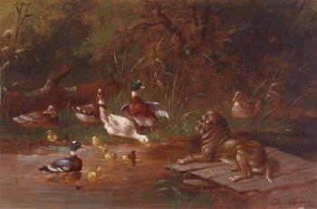 Well guarded duck pond by 
																	Adolf Nowey