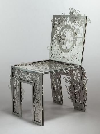 Chair of textures by 
																			Frank Tjepkema