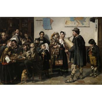 Travelling Musicians by 
																	Edouard de Jans