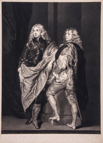 Lord John & Bernard Stuart, sons of Esme Duke of Lenox by 
																	James Macardell