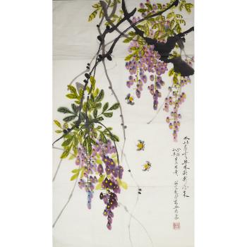 Wisteria by 
																	 Xin Fengxia