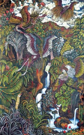 Burung-burung surgawi by 
																	Anak Agung Gedeh Raka Turas