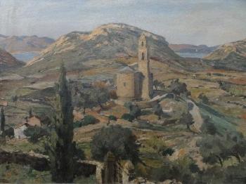 Paysage Corse by 
																	Henri Georges Troussard
