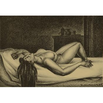 Nude study by 
																	George Josimovich