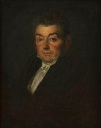 Portrait présumé de Monsieur Mellet by 
																	Louis Joseph Fanelli-Semah
