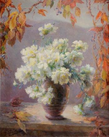 Bouquet de fleurs by 
																	Blanche Eglene-Surieux