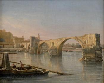 Le Pont Saint-Bénézet à Avignon by 
																	Isidore Dagnan