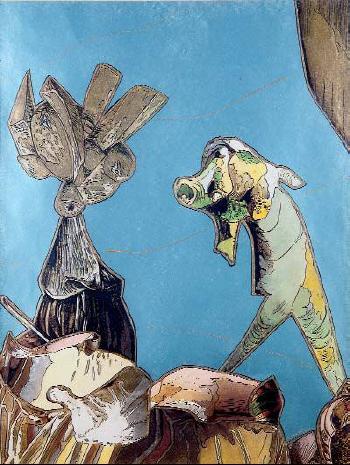 Año 1908, Anna de Cleves y Quasimodo by 
																	Anne Ethuin