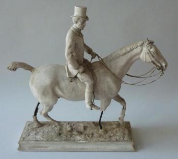Cavalier et son cheval by 
																	Henri Geoffroy de la Ruille
