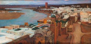 Rabat au crépuscule by 
																	Henri Dabadie