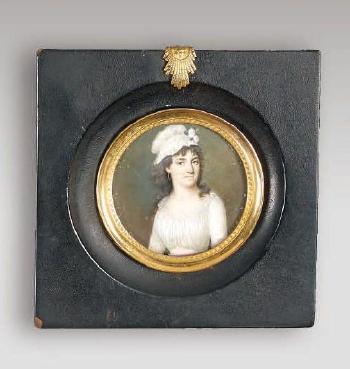 Jeune femme au bonnet by 
																	Marie Therese Noireserre