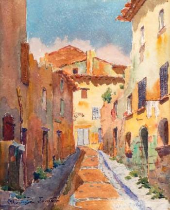 Ruelle d'un village provençal by 
																	Romain Jouven