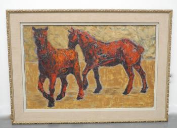 Deux chevaux by 
																	Jean Lamouroux