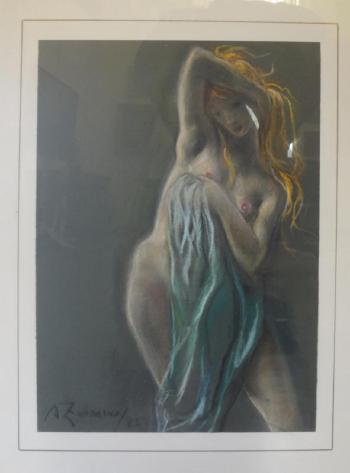 Nudo femminile by 
																	Adelina Zandrino