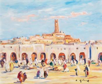Place du marché à Ghardaïa by 
																	Bruno Retaux