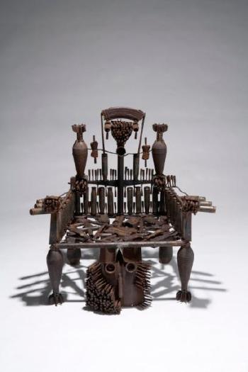 War Throne by 
																	Goncalo Mabunda