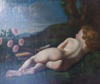 L'Amour endormi by 
																	Jules Jean Balmette