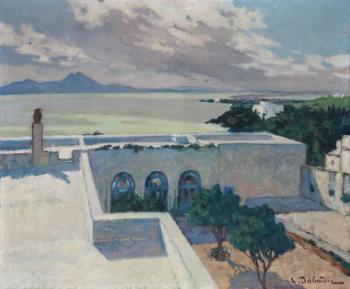 Matinée d'hiver à Sidi Bou Saïd by 
																	Henri Dabadie
